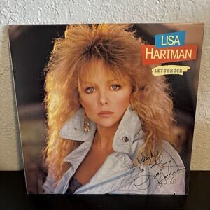 Signed Lisa Hartman - Letterock LP - (1982) RCA NFL1-8014